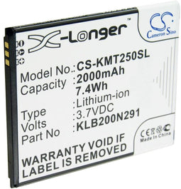 Accu geschikt voor Kazam Trooper 2 5.0 accu KLB200N291