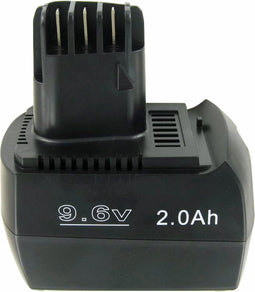Accu geschikt voor Metabo 9.6 volt BS 9.6 Luchtgekoeld 9.6V NiMH 2Ah
