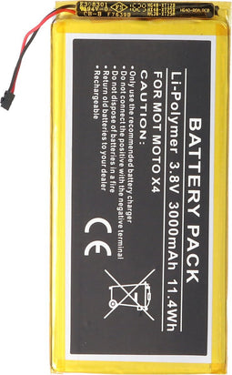 Accu geschikt voor Motorola MOTO X4, Li-Polymer, 3.8V, 3000mAh, 11.4Wh, ingebouwd, zonder gereedschap