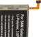 Accu geschikt voor Samsung Galaxy S10, Li-Polymer, 3.85V, 3000mAh, 11.6Wh, ingebouwd, zonder gereedschap