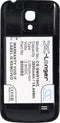 Accu geschikt voor Samsung Galaxy S4 Mini, Li-ion, 3.8V, 3800mAh, 14.4Wh, met cover, zwart