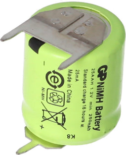 Accu geschikt voor Sanyo N-110AA batterij NiCd 1/3 AA Mignon met 3-voudige print +/-