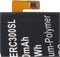 Accu geschikt voor Sony Ericsson XPERIA T3, Li-Polymer, 3.8V, 2500mAh, 9.5Wh, ingebouwd, zonder gereedschap