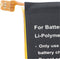 Accu geschikt voor Sony Ericsson XPERIA ZL, L35h, Li-Polymer, 3.8V, 2300mAh, 8.7Wh, ingebouwd, zonder gereedschap