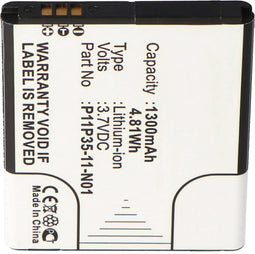 Accu geschikt voor Texas Instruments Nspire CS CAS Graphing, Li-ion, 3.7V, 1300mAh, 4.8Wh