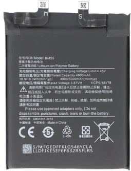 Accu geschikt voor Xiaomi 11 Pro, Li-Polymer, 3.87V, 5000mAh, 19.35Wh, zonder gereedschap