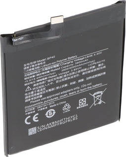 Accu geschikt voor Xiaomi Redmi K20 Pro, Li-Polymeer, 3,85V, 4000mAh, 15,4Wh, zonder gereedschap