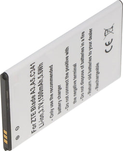Accu geschikt voor ZTE Blade A3, A5, C341, Li-ion, 3.7V, 1500mAh, 5.6Wh
