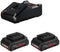 Accu Starterset ProCORE18V 2x 4,0Ah (2x ProCORE18V 4,0 Ah, lader GAL 18V-40)