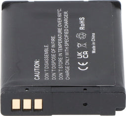 Accu van DMW-BCM13-kwaliteit van AccuCell geschikt voor Panasonic DMW-BCM13E-accu 3,7V, laadspanning max. 4,2 volt