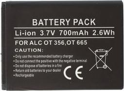 AccuCell-batterij geschikt voor Alcatel One Touch 356, 665, 665x