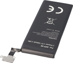 AccuCell-batterij geschikt voor Apple iPhone 4S-batterij, 616-0579, GB-S10-423282-0100, 1440mAh
