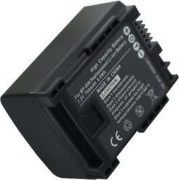 AccuCell-batterij geschikt voor Canon BP-808 met resterende minuten