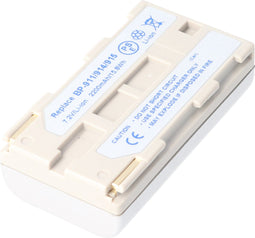 AccuCell-batterij geschikt voor Canon BP-911, BP-912, BP-914 zilver