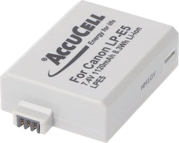 AccuCell-batterij geschikt voor Canon LP-E5, EOS 500D, EOS Rebel T1i