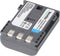 AccuCell-batterij geschikt voor Canon NB-2L DigiCam, 600 mAh