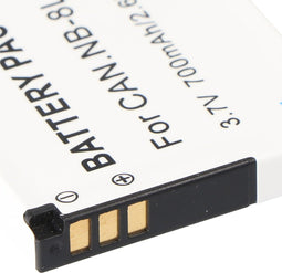 AccuCell-batterij geschikt voor Canon NB-8L, PowerShot A3000 IS