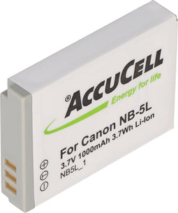 AccuCell-batterij geschikt voor Canon PowerShot SD700 IS-batterij