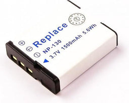 AccuCell-batterij geschikt voor Casio NP-130, Exilim EX-H30, EX-ZR100