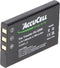 AccuCell-batterij geschikt voor Casio QV-R3, QV-R4, LI-20B