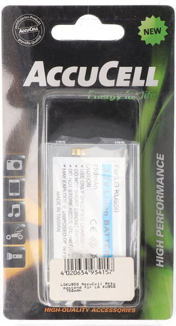 AccuCell-batterij geschikt voor LG KU950, 750mAh