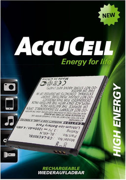 AccuCell-batterij geschikt voor LG Optimus 3D Max, Optimus 3D 2, Optimus Elite, BL-48LN