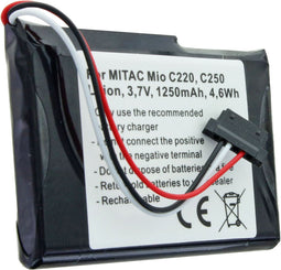 AccuCell-batterij geschikt voor Mitac Mio E4MT081202B12-batterij