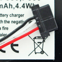 AccuCell-batterij geschikt voor Mitac Mio P350, P550, BP-LP1230