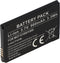 AccuCell-batterij geschikt voor Motorola E1000-batterij, C975, C980, BT50