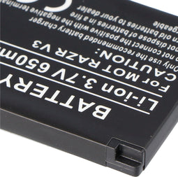 AccuCell-batterij geschikt voor Motorola Razr V3im, PEBL, SNN5696