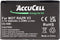 AccuCell-batterij geschikt voor Motorola V3 Razr, PEBL SNN5696, BA700