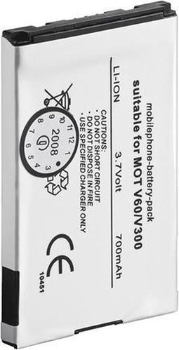 AccuCell-batterij geschikt voor Motorola V60, V60i, V300, V500, V600