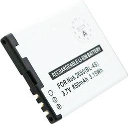 AccuCell-batterij geschikt voor Nokia 3600 Slide, BL-4S-batterij