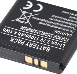 AccuCell-batterij geschikt voor Nokia 6110 Navigator, BP-6M, 600mAh