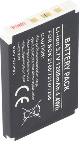 AccuCell-batterij geschikt voor Nokia 6200, BLD-3, 1000mAh