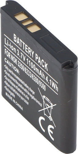 AccuCell-batterij geschikt voor Nokia 6234, BP-6M, 600mAh