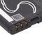 AccuCell-batterij geschikt voor Nokia 6500 classic, BL-6P, 700mAh