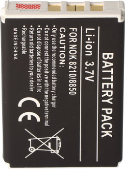 AccuCell-batterij geschikt voor Nokia 8250, BLB-2, 1200mAh