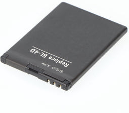 AccuCell-batterij geschikt voor Nokia BL-4D-batterij met 1200 mAh, geschikt voor Nokia N97 mini