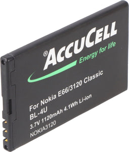 AccuCell-batterij geschikt voor Nokia E66