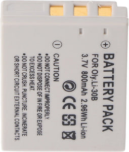 AccuCell-batterij geschikt voor Olympus LI-30B, Mju mini Digital