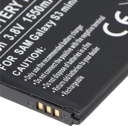 AccuCell-batterij geschikt voor Samsung mobiele telefoon Galaxy S III Mini, GT-I8190