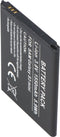 AccuCell-batterij geschikt voor Samsung mobiele telefoon Galaxy S III Mini, GT-I8190