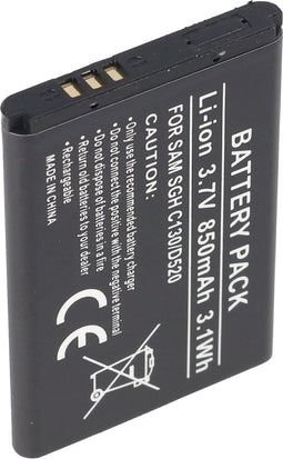 AccuCell-batterij geschikt voor Samsung SGH-X200, BST3108BEC / STD