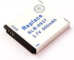 AccuCell-batterij geschikt voor Samsung SLB-0937, 900mAh