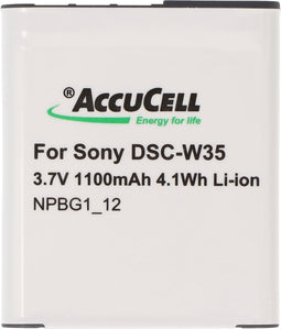 AccuCell-batterij geschikt voor Sony DSC-W200