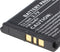 AccuCell-batterij geschikt voor Sony Ericsson K610i, 600 mAh