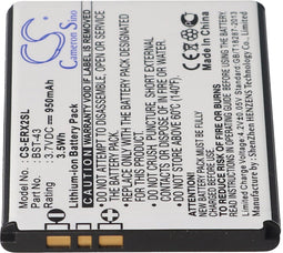 AccuCell-batterij geschikt voor Sony Ericsson Yari, BST-43 batterij