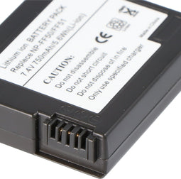AccuCell-batterij geschikt voor Sony NP-FF50-batterij, NP-FF51