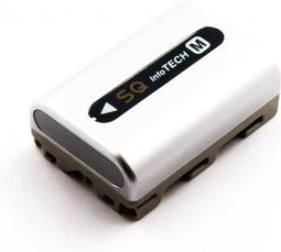 AccuCell-batterij geschikt voor Sony NP-FM50, NP-FM51 batterij zilver